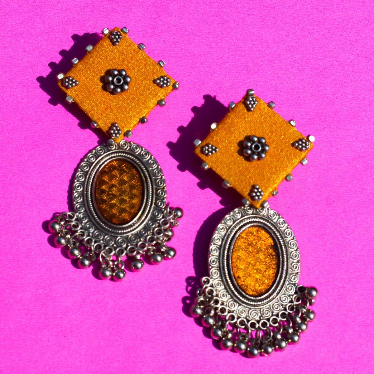 Yellow Monochrome Earrings